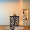 Metal Mesh Elegant Interior Center and Side Coffee Table